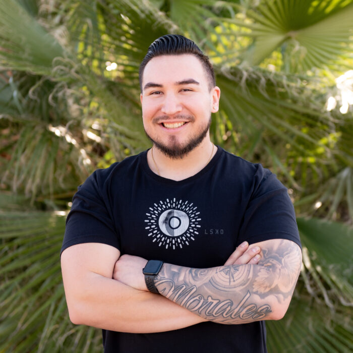 Isaac, personal trainer and group fitness instructor at The Energy Lab in Redlands, CA, specializing in strength training and leading the studio’s strength workshop program.