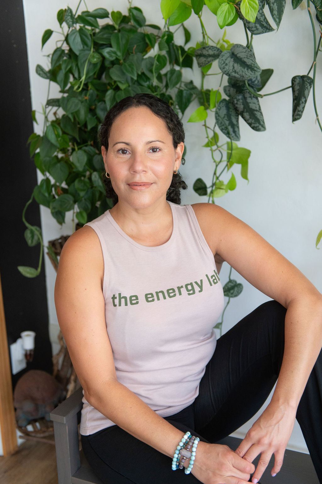 Kristina Torres, yoga teacher at The Energy Lab in Redlands, CA.