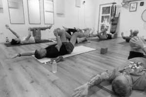Anthony teaching students during a Yoga Lab | The Practice class at The Energy Lab in Redlands, CA.